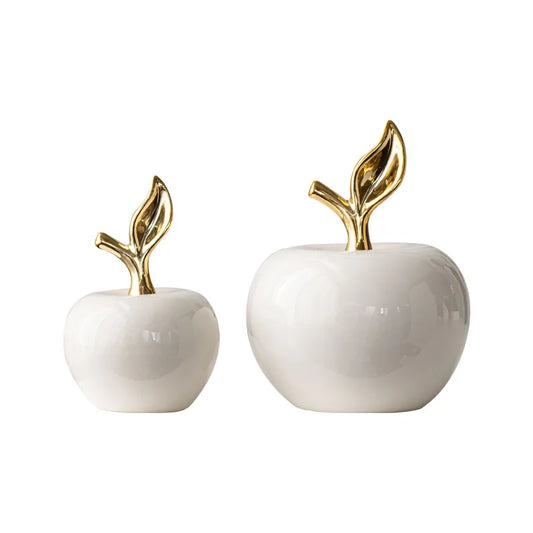 Ceramic Apple Figurines Handicrafts