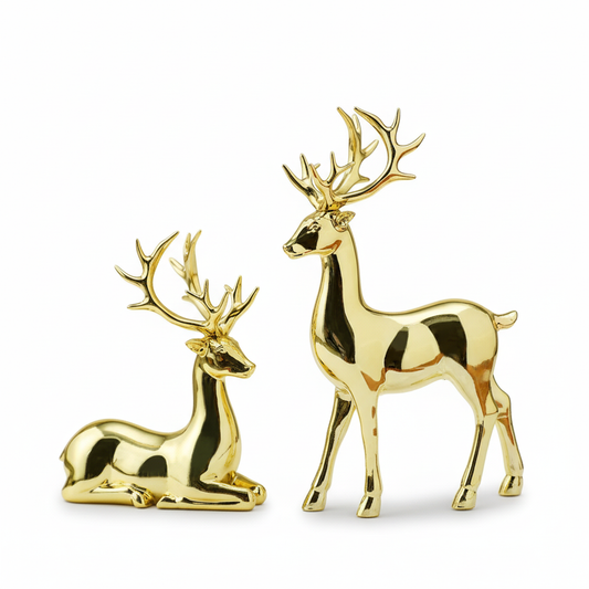 Christmas Reindeer Decor Resin